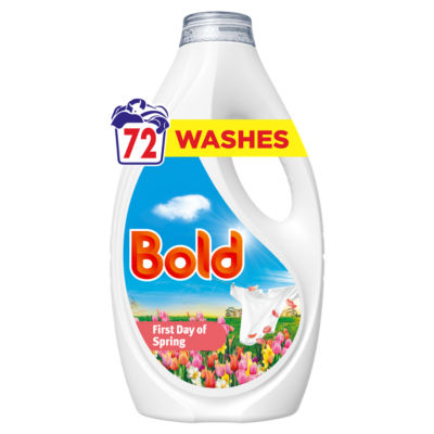 ASDA Bold First Day of Spring Liquid Laundry Detergent Gel 72 Washes 2.232 L- Buy online at McGrocer