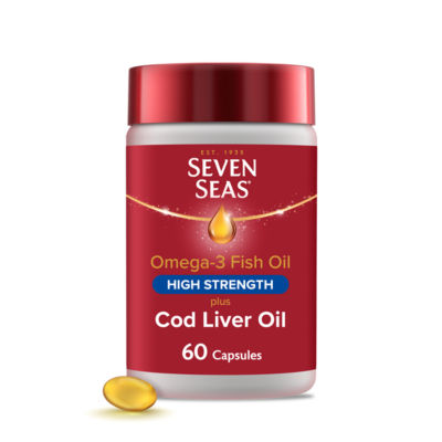 Seven Seas Omega-3 Fish Oil supplement (British brand)