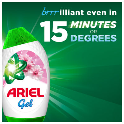 Ariel washing gel cherry blossom 858ml, imported from the UK