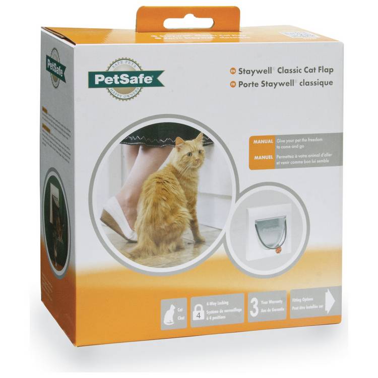 PetSafe Staywell Classic cat flap white (British brand)