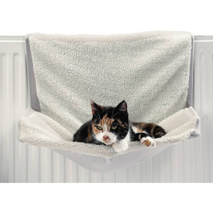 Radiator cat bed small fleece cover, UK version
