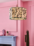 Eleanor Bowmer cream leopard print lampshade 40cm, UK version