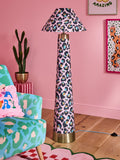 Eleanor Bowmer pink leopard print floor lamp, UK version
