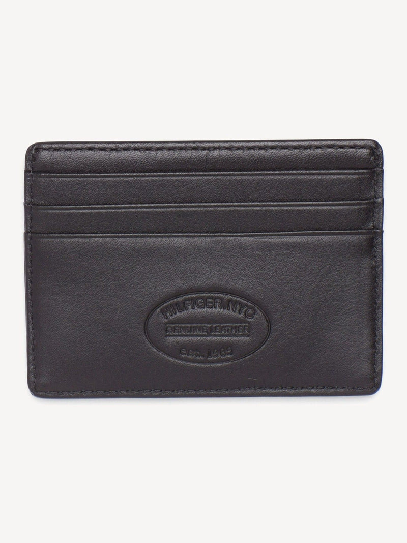 Tommy Hilfiger Svart Eton kortholder, UK-versjon