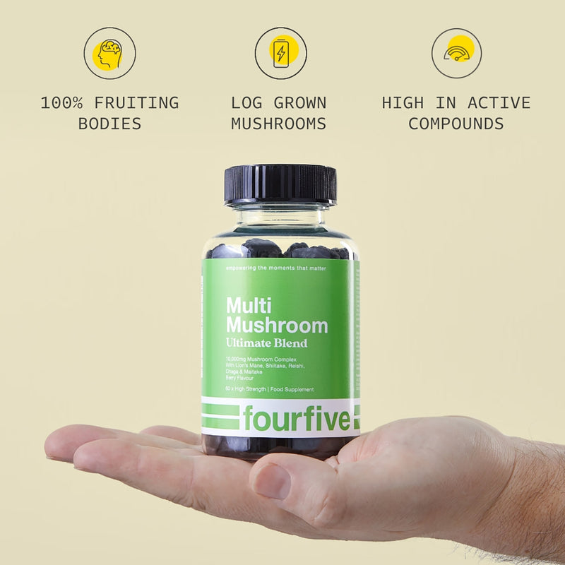 fourfive Mushroom gummy blend 60 pieces - British product