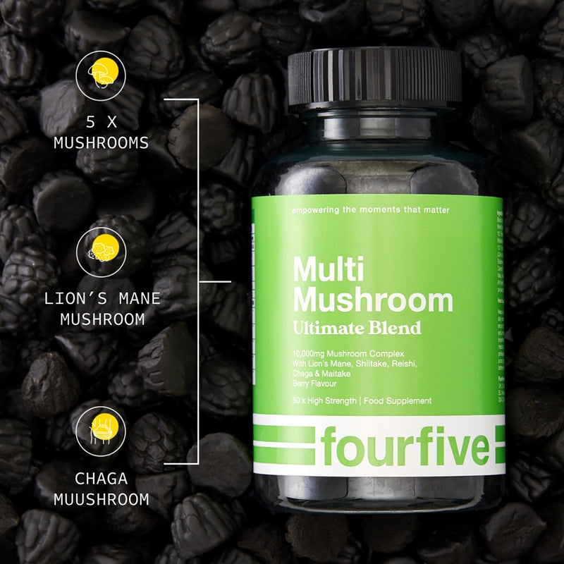 fourfive Mushroom gummy blend 60 pieces - British product