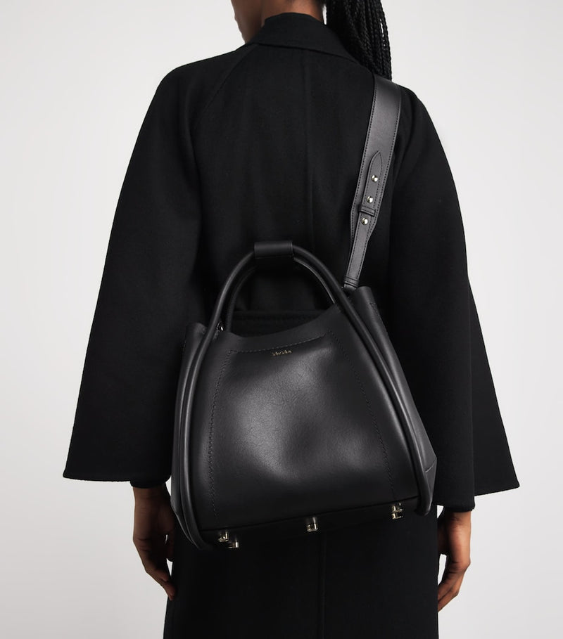 Max Mara Marine top-handle bag in calf leather - British product