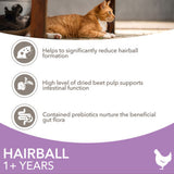 Iams hairball dry cat food chicken 800g, UK version