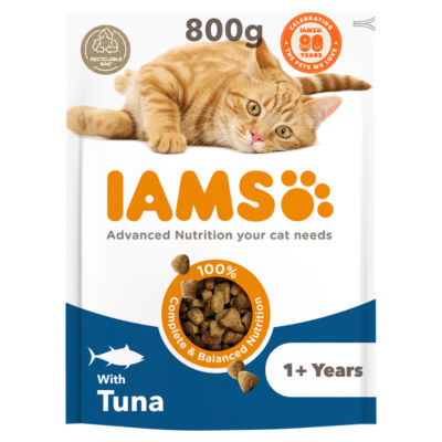 Iams Tuna Cat Food 800g, UK version
