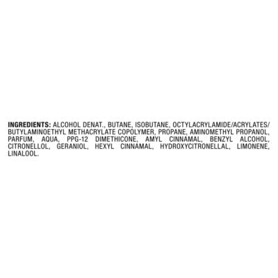 TRESemme freeze hold hairspray 400ml (British brand)