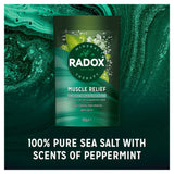 Radox Muscle Relief Peppermint Bath Salts 900g, imported from the UK