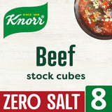 Cubitos de caldo de carne Knorr Zero Sal 8 x 9 g