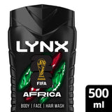 ASDA Lynx Africa Limited Edition FIFA 3-in-1 Body Wash 500 ml- Buy online at McGrocer