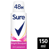 Sure Women Bright Bouquet Anti-Perspirant Spray 150ml (British brand)