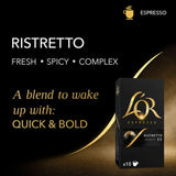 L'OR Ristretto Intensity 11 coffee pods X10, UK version