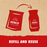 Kenco decaffeinated instant coffee paper refill 150g (British brand)