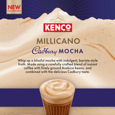Kenco instant coffee mix Cadbury Mocha 250g, imported from the UK