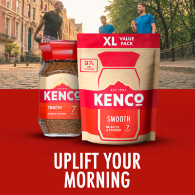 Kenco smooth instant coffee 190g, imported from the UK