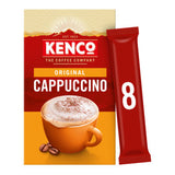 Kenco instant coffee sachets cappuccino 8x14.8g, UK version