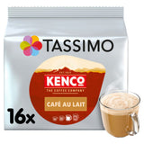 ASDA Kenco Café Au Lait Coffee Capsules 16 Count Tassimo Compatible- Buy online at McGrocer