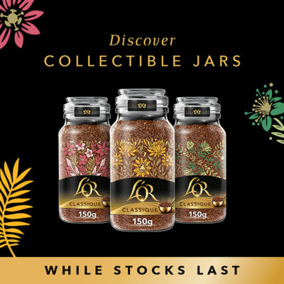 L'OR Classique instant coffee 150g jar (British brand)