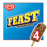 Helado en palito Feast Original sabor chocolate, 4 x 90 ml