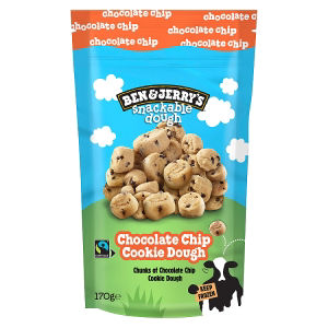 Ben & Jerry's Chocolate Chip Cookie Dough Chunks Snacks 170 g