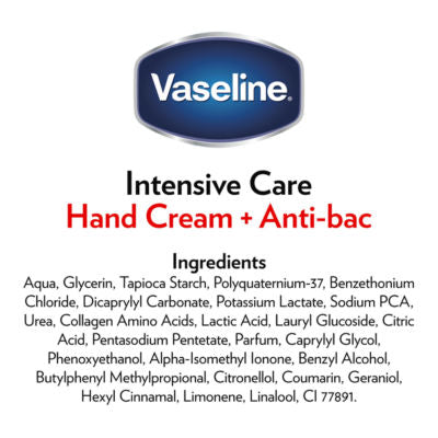 Vaseline hand cream Dry Hands Rescue 75 ml (British brand)