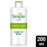 ASDA Simple Kind to Skin Micellar Cleansing Water Facial Cleanser 200 ml- Buy online at McGrocer