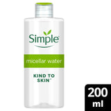 ASDA Simple Kind to Skin Micellar Cleansing Water Facial Cleanser 200 ml- Buy online at McGrocer