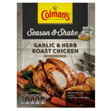 ASDA Colman's Season & Shake Garlic & Herb Roast Chicken Seasoning Mix 32g- Buy online at McGrocer
