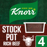 ASDA Knorr Rich Beef Stock Pots 4x28g- Buy online at McGrocer