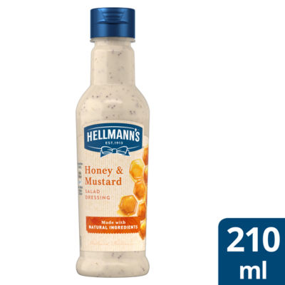 Hellmann's Honey and Mustard salad dressing 210ml (British brand)