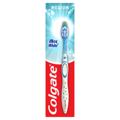 Colgate Max White toothbrush medium single - British product