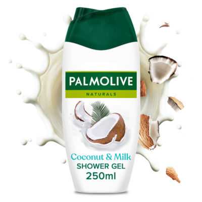 ASDA Palmolive Naturals Coconut & Milk Shower Gel Body Wash 250ml- Buy online at McGrocer