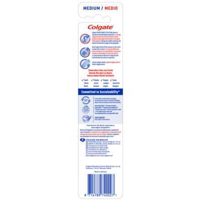 Colgate Twister Fresh Medium manual toothbrush 2 pack - British product