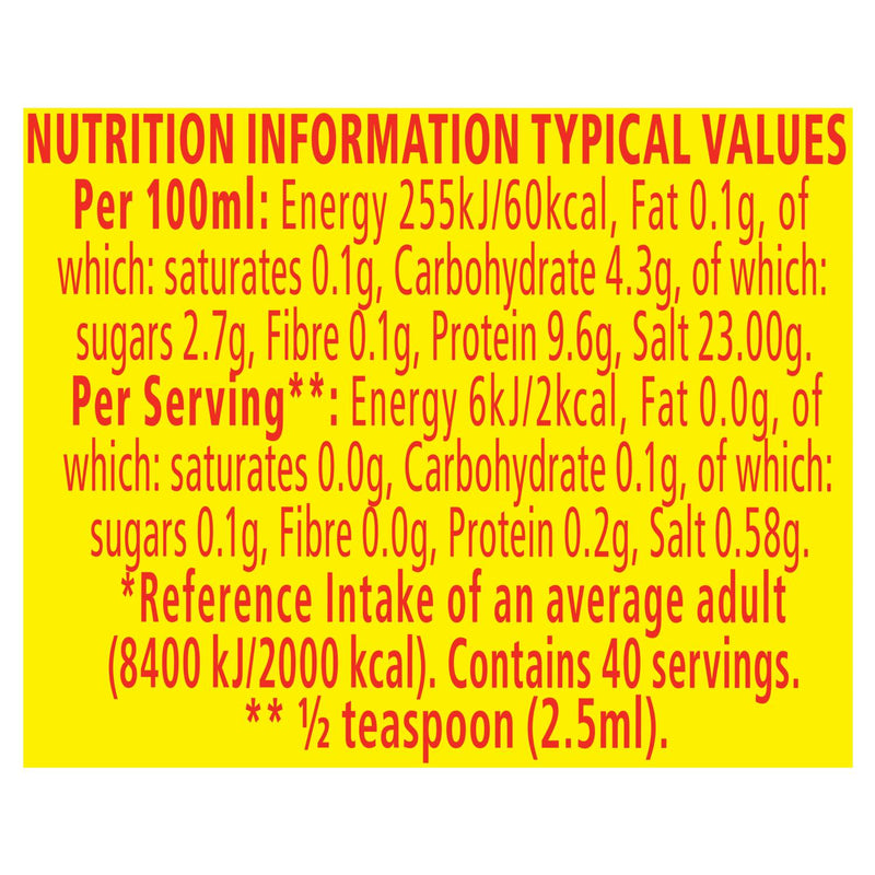 Maggi aromatic hot seasoning sauce 100ml (British brand)