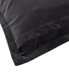 Ralph Lauren Home velvet monogram-embroidered cushion 50cm x 50cm, imported from the UK