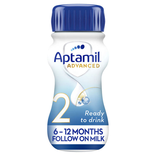 Aptamil Advanced 2 Follow On Formula Baby Milk Liquid 6-12 Months GOODS ASDA   