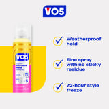 VO5 Invisible Ultimate Hold hairspray 300g (British brand)