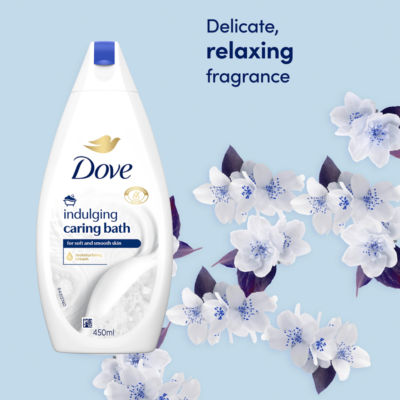 Dove Indulging Caring Bath Soak 450 ml - British product