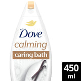 ASDA Dove Calming Caring Shea Butter and Warm Vanilla Bath Soak 450 ml- Buy online at McGrocer