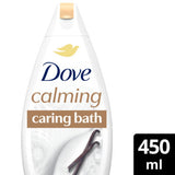 ASDA Dove Calming Caring Shea Butter and Warm Vanilla Bath Soak 450 ml- Buy online at McGrocer