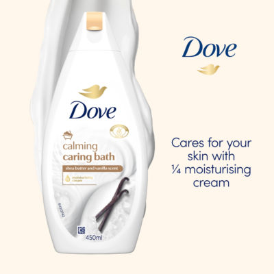 Dove shea butter vanilla bath soak 450 ml - British product