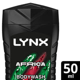 ASDA Lynx Africa 3-in-1 Men's Body Wash 50 ml- Buy online at McGrocer