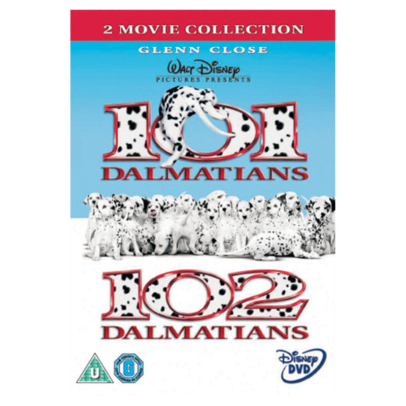 101 Dalmatians 102 Dalmatians DVD collection - British product