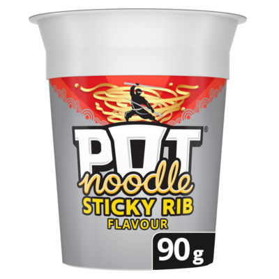 ASDA Pot Noodle Sticky Rib Pot Noodles 90 g- Buy online at McGrocer