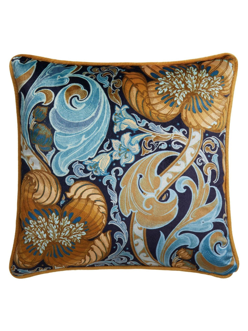 Laurence Llewelyn-Bowen Yellow Down the Dilly cushion - British product