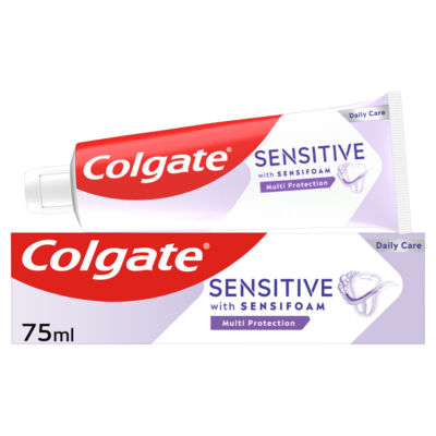 Colgate Sensitive with Sensifoam Multi Protection toothpaste 75ml - British product