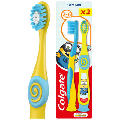 Colgate Kids Minions toothbrush 2-6 years (British brand)